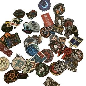 20 Random Supernatural Stickers